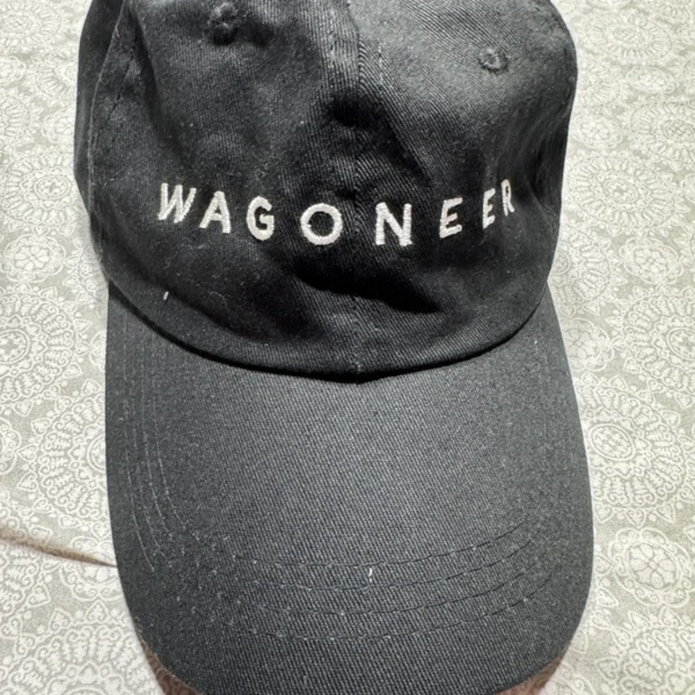 Black Embroidered Baseball Cap